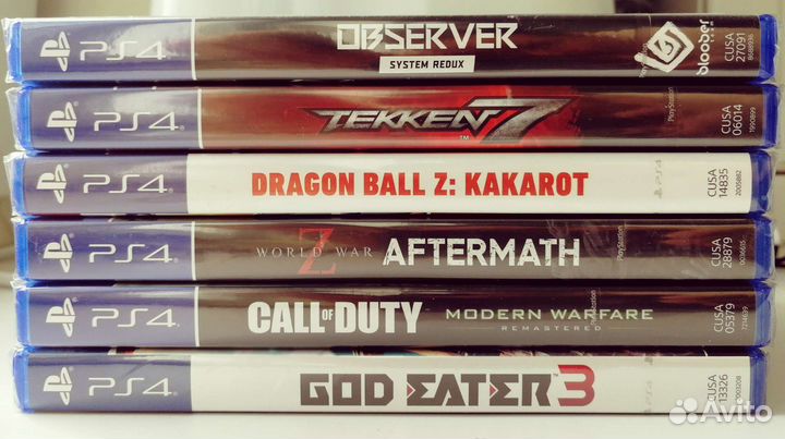 Игры PS4 Tekken 7, Mad Max, Kakarot