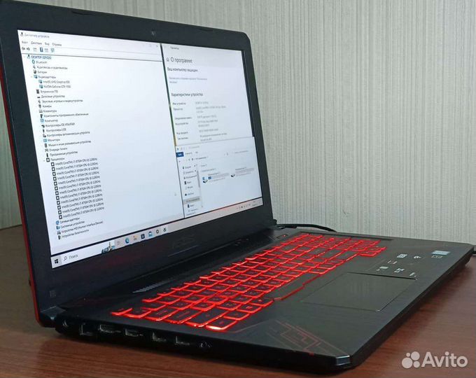 Игровой ноутбук asus tuf gaming fx 504