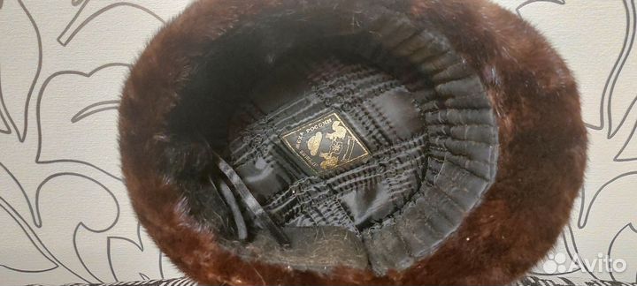 Норковая шапка мужская новая 58 размер