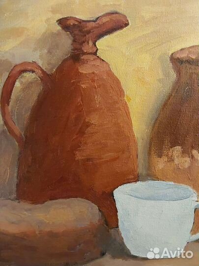 Картина маслом на картоне 24х30