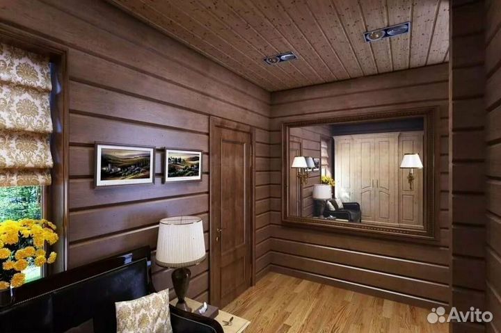 Имитация бруса