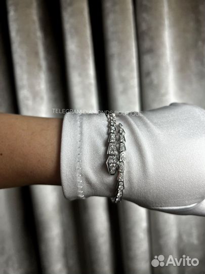 Браслет Bvlgari Serpenti 750 проба, бриллианты