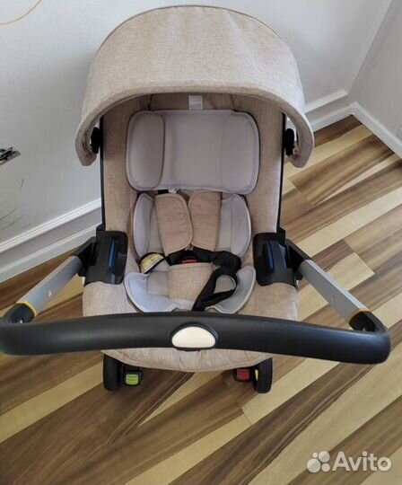 Коляска автокресло foofoo 4 в 1 с базой isofix