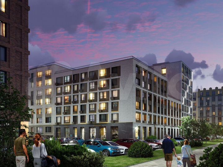 2-к. квартира, 69 м², 6/9 эт.
