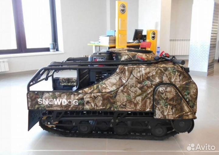 Мотобуксировщик Baltmotors snowdog long track B420