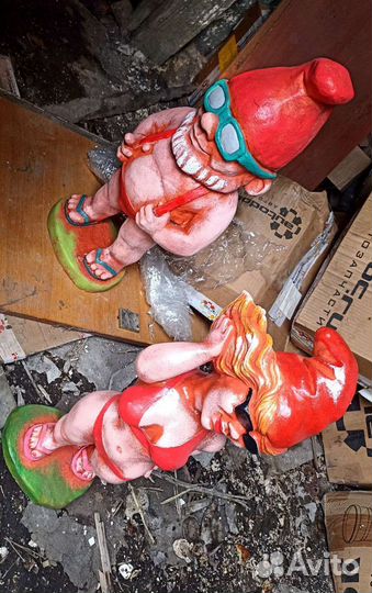 Садовые фигуры из гипса