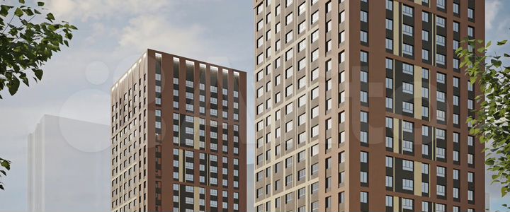 2-к. квартира, 61,1 м², 4/25 эт.