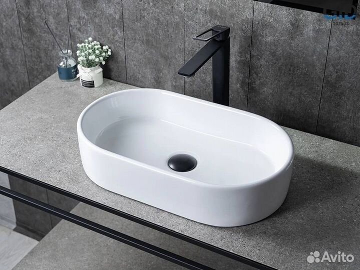 Раковина Gid Lago N9020 51209 белая, 52.5x30.5x11.5