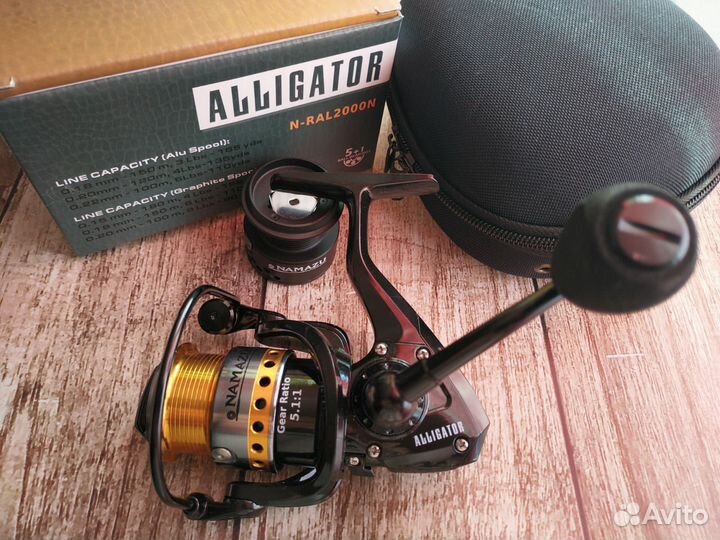 Катушка Namazu PRO Alligator New N-RAL2000N +чехол