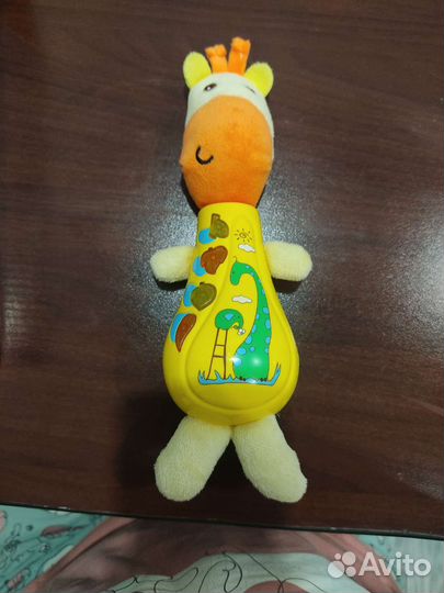 Игрушка Потеша Жирафик музыкальная