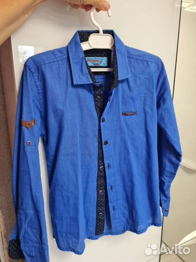 Рубашки школьные новые на мальчика р. 122-128