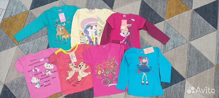 Пакет новых вещей на девочку