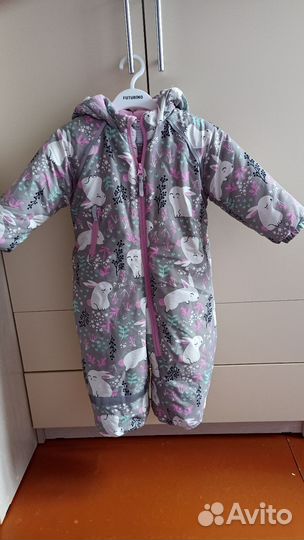 Зимний комбинезон для девочки 86 baby go