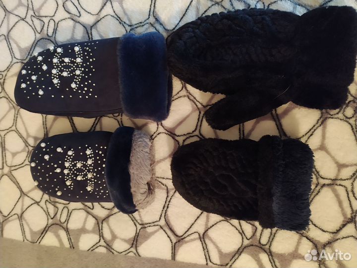 Варежки меховые
