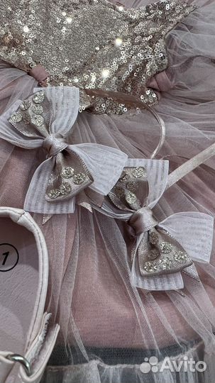 Платье для девочки 74 нарядное