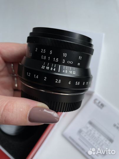 Объектив 7artisans 35mm 1.2 FX-Mount новый