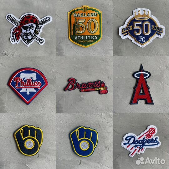 Нашивки на одежду MLB