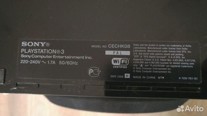 Sony Playstation 3 fat cechk08 на запчасти
