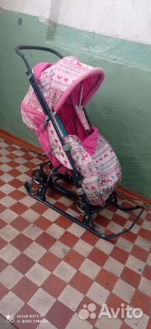 Детские санки коляска бу