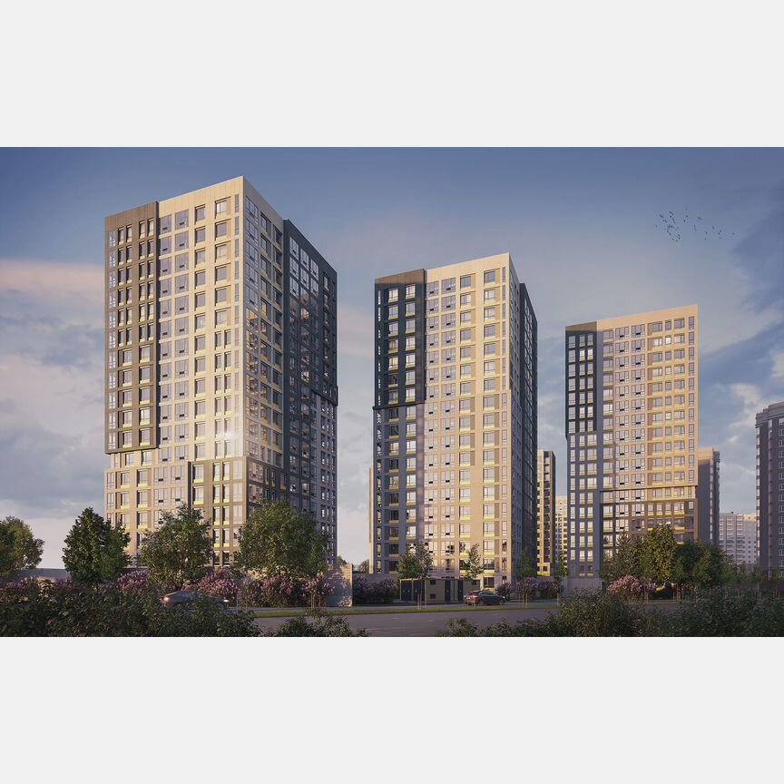 3-к. квартира, 83,4 м², 8/16 эт.