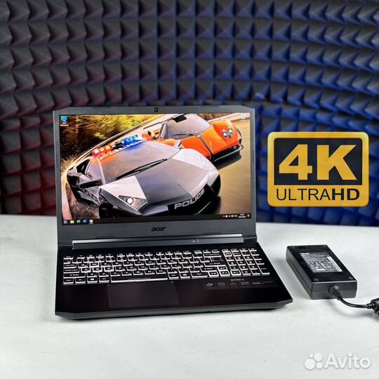 Игровой ноутбук Acer Nitro i7/RTX3070/4K