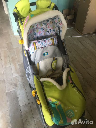 Детские санки коляска ника 7-2