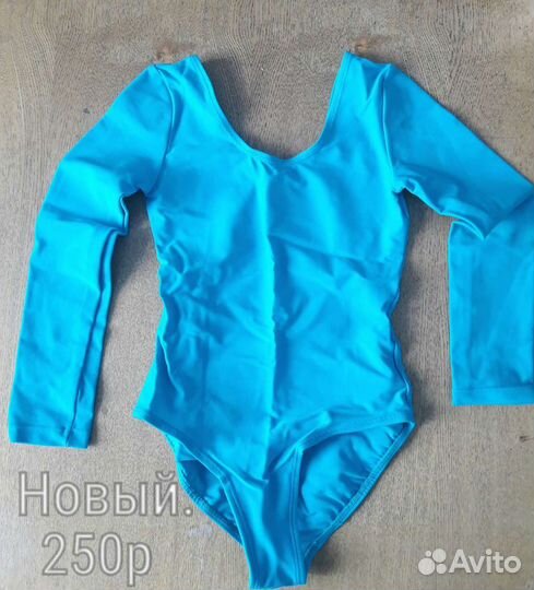 Купальник гимнастический, шорты спортивные