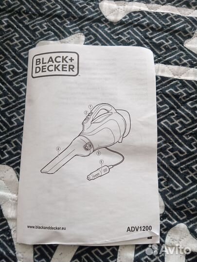 Автопылесос black decker adv1200