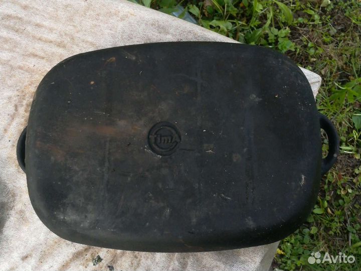 Чугунная сковорода прямоугольная форма TimA