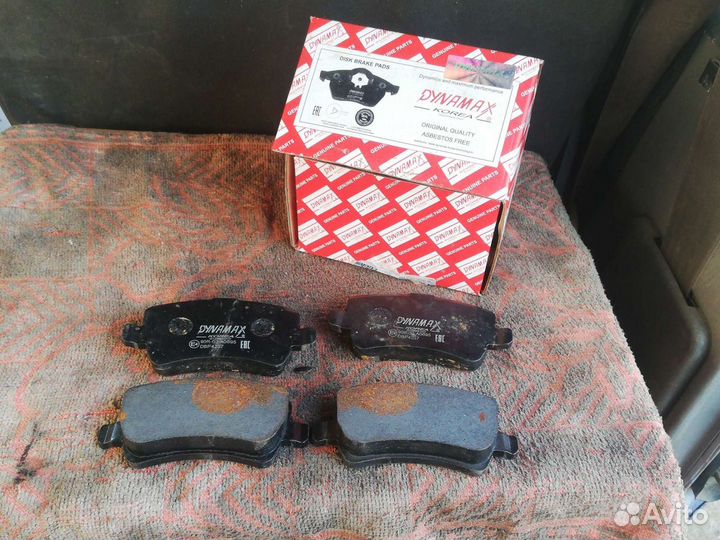 Колодки тормозные задние Вольво S80