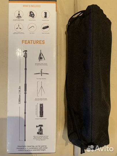 Штатив Vanguard Veo 3 Go 235ab новый