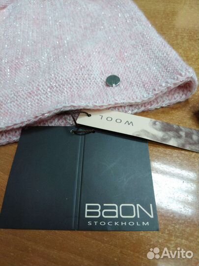 Шапки демисезонные новые, снуд Baon