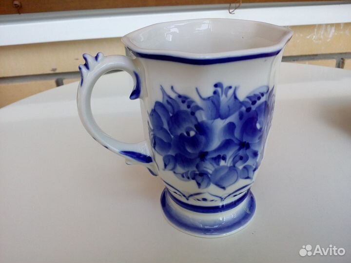 Гжель бокал