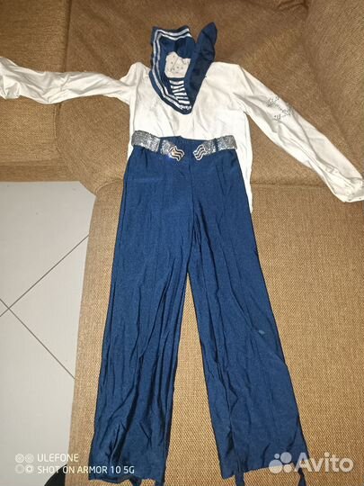 Костюм морячка для фигурного катания