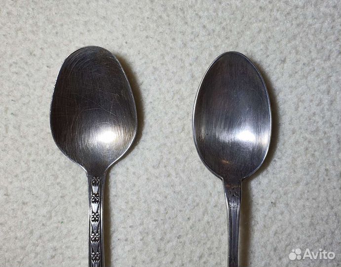 Чайные ложки. Серебро