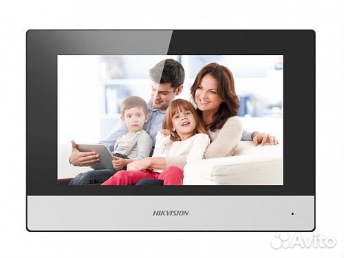 Комплект IP Видеодомофона Hikvision DS-KIS702-P(B)