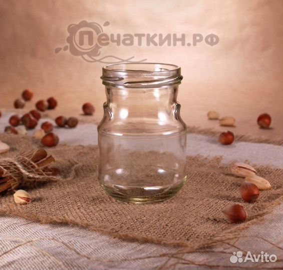 Стеклянная банка «Горшочек», 0.25 л, то-66