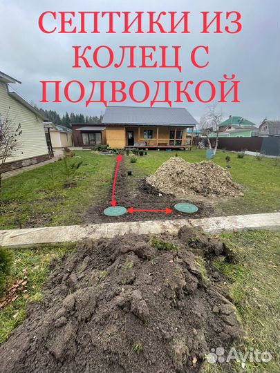 Септик из бетонных колец Сергиев Посад