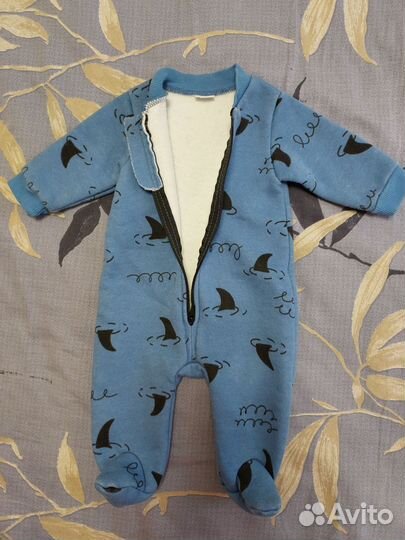 Комбинезон с начёсом, 62 р. в отличном состоянии
