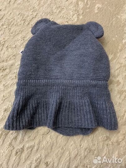 Шапки детские для мальчиков зима весна + варежки