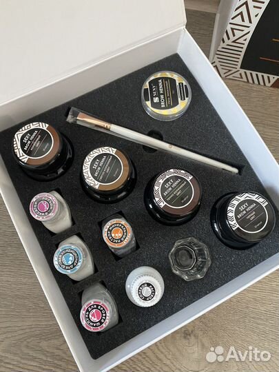 Набор хны для бровeй sexy brow henna