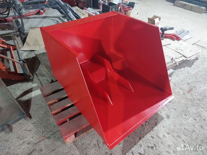 Ковш на вилочный погрузчик увеличенный 1м