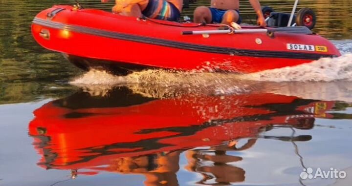 Лодка надувная моторная solar-350 к (максима)