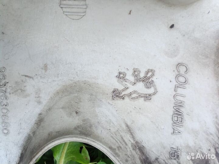 Колпаки peugeot r15 Пежо