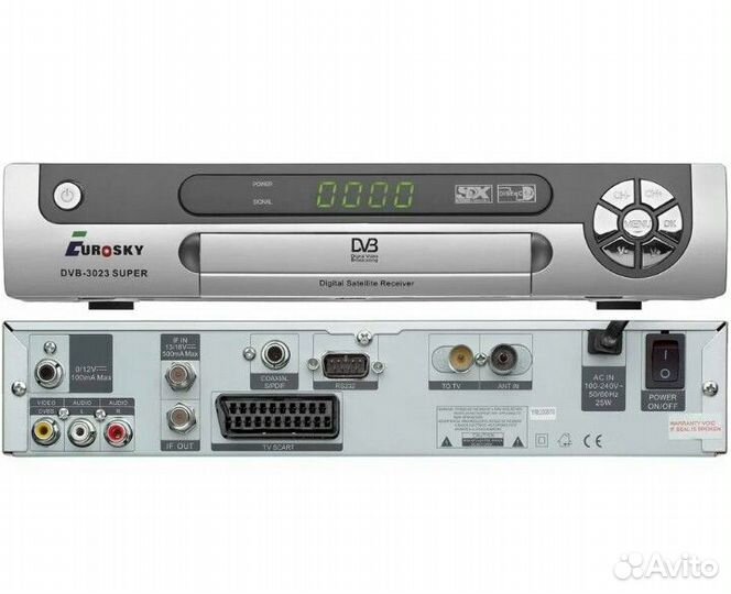 Спутниковый тв тюнер,рисивер 2 шт