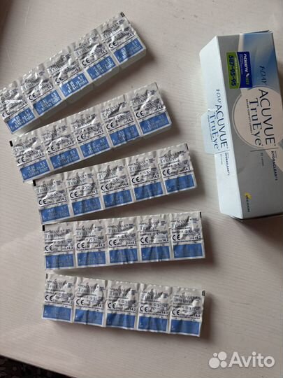 Контактные линзы acuvue 1-day acuvue TruEye