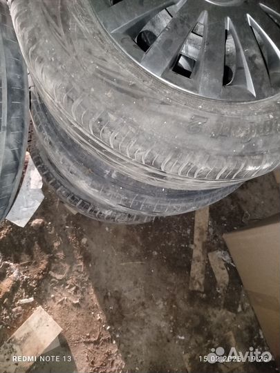 Диски штамповка 15 с резиной лето