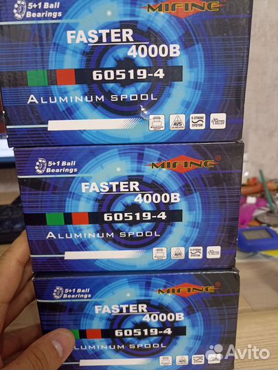 Катушка Mifine Faster 4000B с бейтраннером (новая)