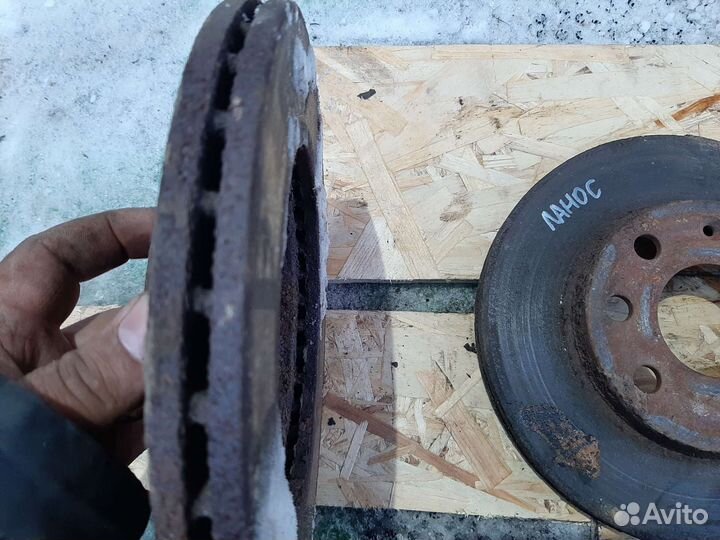 Диски тормозные передние Ланос Сенс