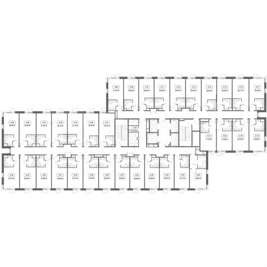 Апартаменты-студия, 22,7 м², 13/21 эт.
